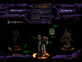 Starcraft 64 title screen for Nintendo 64